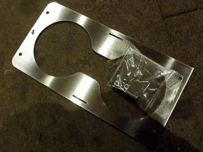 Cup holder, keyhole, plain, s/s, MX-5 mk1, JASS Performance