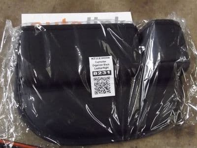 Cup holder organizer, black leather, r/h, MX-5, JASS Performance