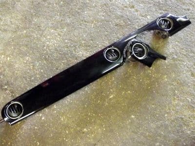 Dashboard trim panel set, piano black, Mazda MX-5 mk3, RHD, USED