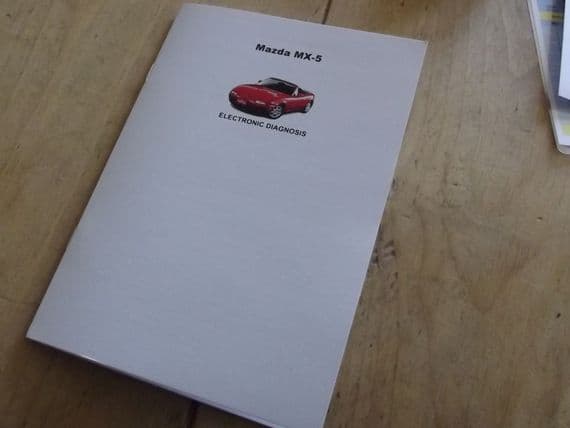 Diagnostic Connector manual / book, Mazda MX-5 mk1 & mk2, John Cookson