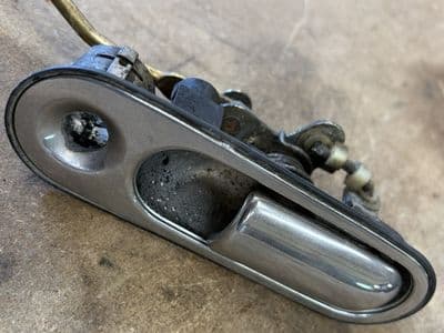 Door handle, external, r/h, Mazda MX-5 mk1, right hand, chrome, NA0158410D, USED
