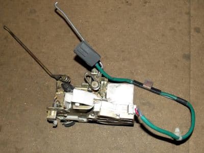 Door latch mechanism, l/h, Mazda MX-5 mk2, left hand, with central locking solenoid, USED