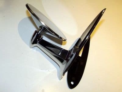 Door mirror, Chrome & stainless, Mazda MX-5 mk1, new