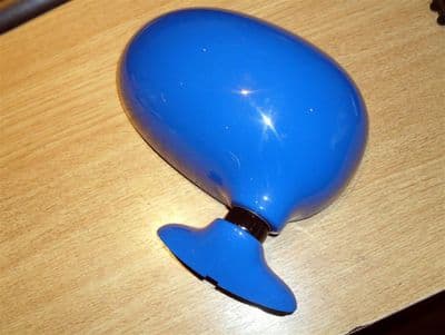Door Mirror, Mazda MX-5 mk1, r/h, blue, DU, right hand, NEW