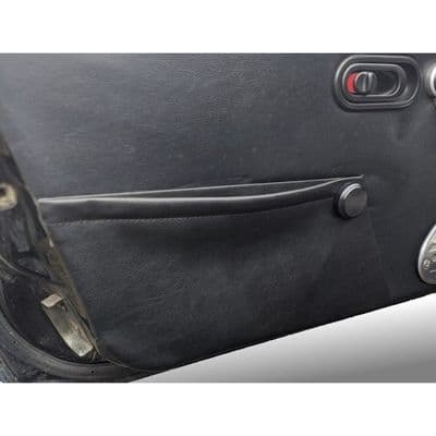Door pocket set, leather, Mazda MX-5 mk1, JASS Performance
