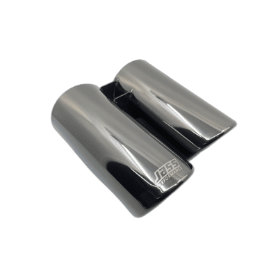 Double exhaust tip, black chrome, Mazda MX-5 mk4 ND, JASS Performance