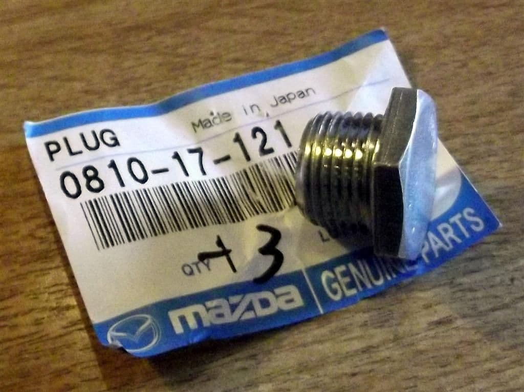 Drain plug Mazda MX5 gearbox / diff 081017121