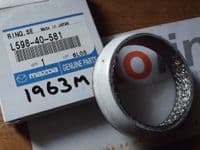 Exhaust gasket, manifold to downpipe, genuine Mazda MX-5 mk3, L59840581