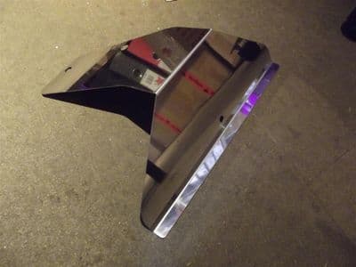 Exhaust manifold heat shield, polished s/s, MX-5 mk1 1.6, JASS Performance