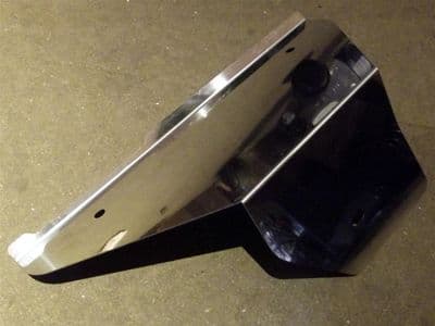 Exhaust manifold heat shield, polished s/s, MX-5 mk2, JASS Performance