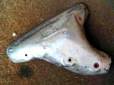 Exhaust manifold heatshield, Mazda MX-5 1.6 mk1, B61P13380A, USED