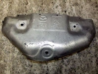 Exhaust manifold heatshield, Mazda MX-5 mk3 1.8 & 2.0, LF4513390D, USED