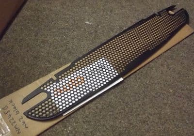 Front grille heavy duty s/s, Mazda MX-5 mk2 1998-2000, black powdercoated