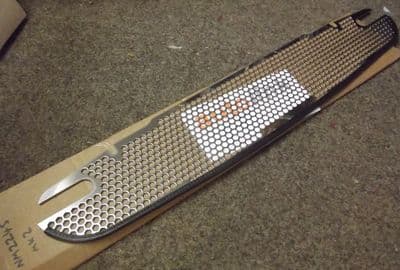 Front grille heavy duty s/s, Mazda MX-5 mk2 1998-2000, polished stainless steel