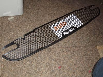 Front grille heavy duty s/s, 'Roadster' logo, Mazda MX-5 mk2 1998-2000, stainless steel