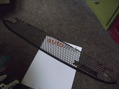 Front grille heavy duty s/s, side 'Roadster' logo, Mazda MX-5 mk2.5 2001-05, stainless steel