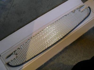 Front grille with tow eye cut outs, s/s, Mazda MX-5 mk2
