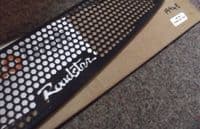 Front intake grille, black powdercoated heavy duty s/s, Roadster logo, Mazda MX-5 mk1