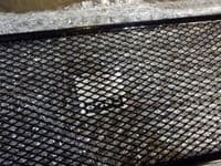 Front intake grille with tow eye cut outs, black mesh, Mazda MX-5 mk1, JASS Performance