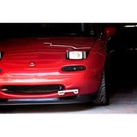 Front intake grille with tow eye cut outs, black mesh, Mazda MX-5 mk1, JASS Performance