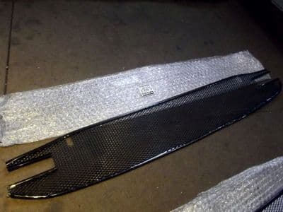 Front intake grille with tow eye cut outs, black s/s mesh, Mazda MX-5 mk2, JASS Performance