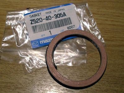 Gasket, exhaust, genuine Mazda, MX-5 mk2 & Bongo, Z52040305A