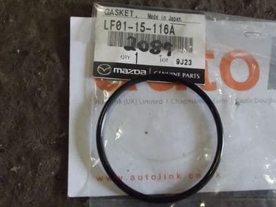 Gasket / o-ring, water pump, genuine Mazda MX-5 mk3, OEM, LF0115116A