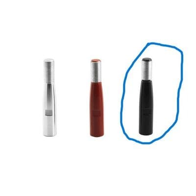 Gear lever extension, 1 inch, black, Mazda MX-5, JASS Performance