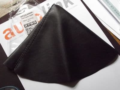 Gear lever gaiter, black leather, Mazda MX-5 mk3, JASS Performance