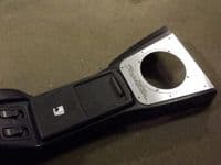 Gear lever surround trim,  s/s, Roadster logo, Mazda MX-5 mk1, JASS Performance