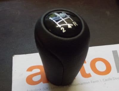 Gearknob, Mazda MX-5 mk3, 5-speed, black leather