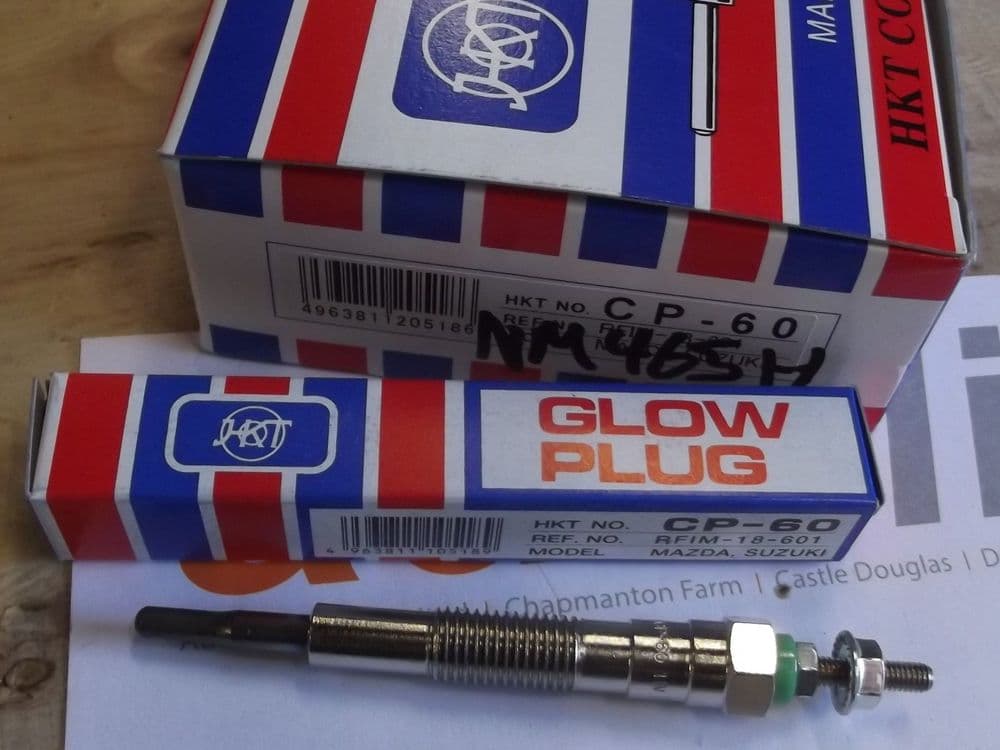 Glow plug Bongo 2 5TD 101mm long reach type HKT RF1M18601