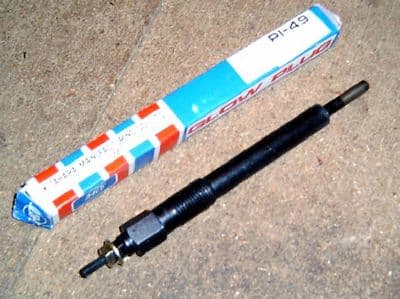 Glow plug, Isuzu Trooper 2.8 TD