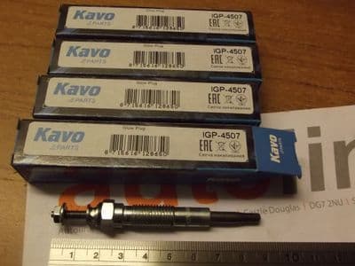 Glow plug set, Mazda Bongo 2.5TD, 84mm, 4 x plugs, WL0318601