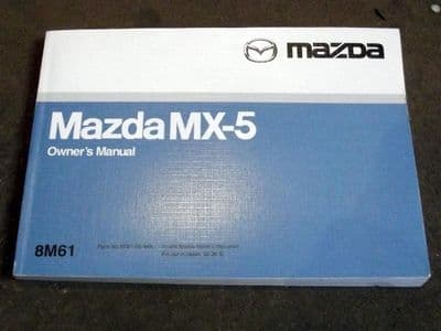 Handbook, Mazda MX-5 mk2, 1998, 8M61, USED