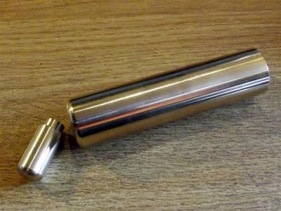 Handbrake handle & button, heavyweight brass, MX-5, 1989-2005