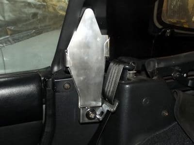 Hard top anti-theft security lock, Mazda MX-5 mk1 & mk2 hardtop, stainless steel