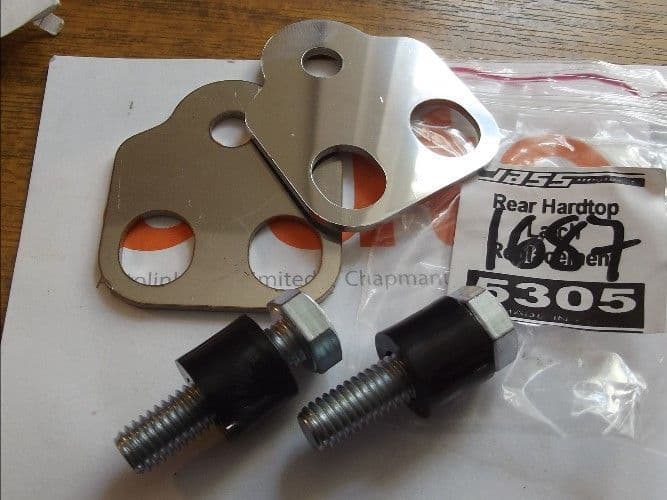 Hardtop fixing brackets rear mounting replace Frankenstein bolts MX5