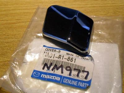 Hardtop rear deck lock chrome cover, r/h, Mazda MX-5, NA01R1861