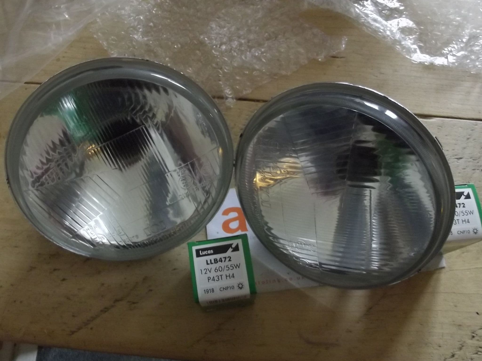 Headlight Units 7 Halogen Mazda MX5 Headlights Xenon Bulbs