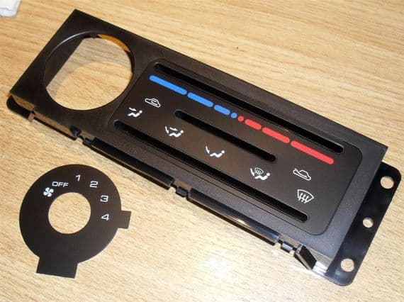 Heater control panel, genuine Mazda MX-5 mk1, black, NA0161C04A, NEW