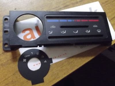 Heater control panel, Mazda MX-5 mk1, black, NA0161C04A, a/m