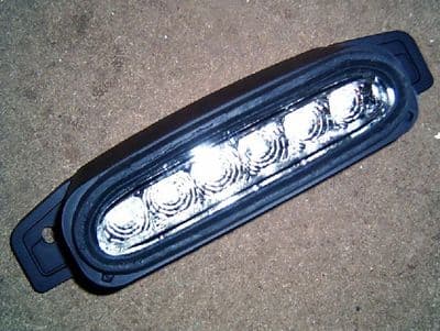 High level boot lid centre brake light, clear, LED, Mazda MX-5 mk2 & mk2.5