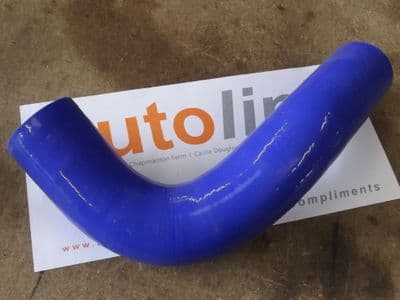 Hose, bottom radiator cooling, blue silicone, Mazda MX-5 1.6 & 1.8 mk1, B61P15185