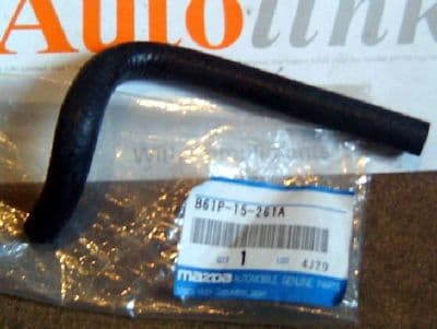 Hose, by-pass, from thermostat, genuine Mazda, MX-5 mk1 & mk2, B61P15261A