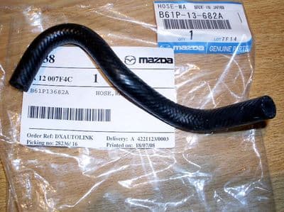 Hose, inlet manifold #2, genuine Mazda MX-5 1.6 mk1, B61P13682A