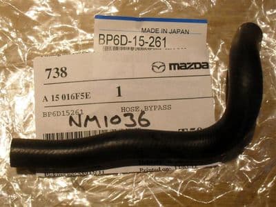 Hose, thermostat by-pass, MX-5 mk2.5, genuine Mazda, BP6D15261