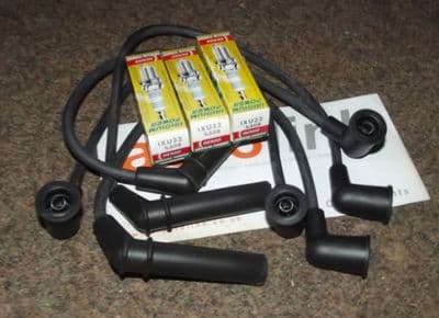 HT ignition lead & spark plug set, Suzuki Cappuccino