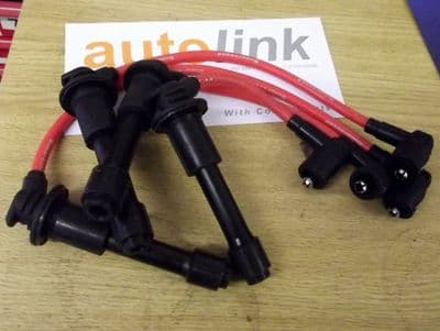 HT leads, 8mm, red, Mazda MX-5 mk1 & mk2, 1.6 & 1.8, 1989-2000