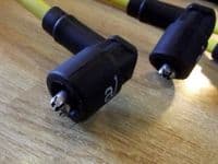 HT leads, 8mm, yellow, Mazda MX-5 mk1 & mk2, 1.6 & 1.8, 1989-2000